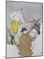 The Jockey Led to the Start-Henri de Toulouse-Lautrec-Mounted Giclee Print