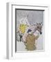 The Jockey Led to the Start-Henri de Toulouse-Lautrec-Framed Giclee Print