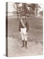 The Jockey Tod Sloan on His Return from Europe, 1898-Byron Company-Stretched Canvas