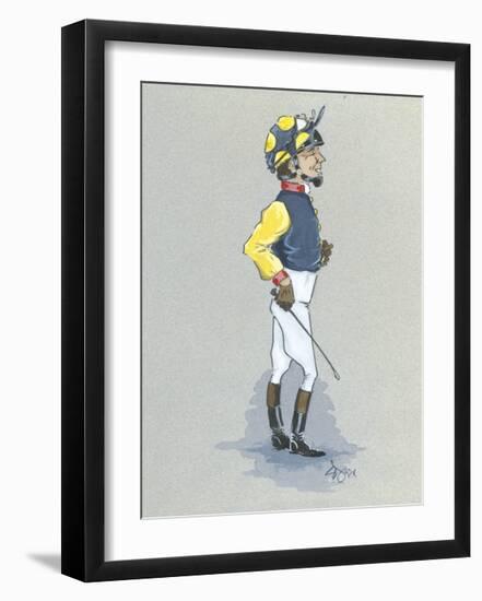 The Jockey-Simon Dyer-Framed Premium Giclee Print