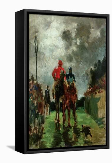 The Jockeys-Henri de Toulouse-Lautrec-Framed Stretched Canvas