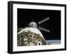 The Johannes Kepler Automated Transfer Vehicle Docks to the International Space Station-null-Framed Photographic Print