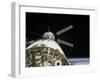 The Johannes Kepler Automated Transfer Vehicle Docks to the International Space Station-null-Framed Photographic Print