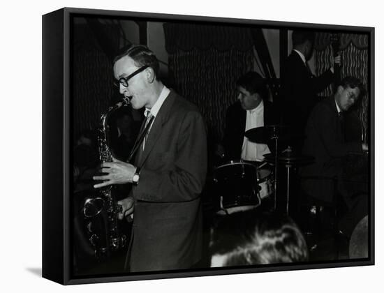 The John Cox Trio and Derek Humble Playing at the Civic Restaurant, Bristol, 1955-Denis Williams-Framed Stretched Canvas