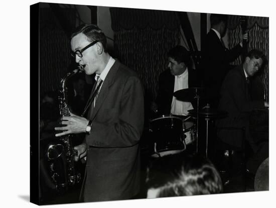 The John Cox Trio and Derek Humble Playing at the Civic Restaurant, Bristol, 1955-Denis Williams-Stretched Canvas