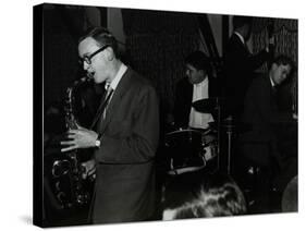 The John Cox Trio and Derek Humble Playing at the Civic Restaurant, Bristol, 1955-Denis Williams-Stretched Canvas