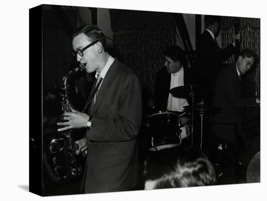 The John Cox Trio and Derek Humble Playing at the Civic Restaurant, Bristol, 1955-Denis Williams-Stretched Canvas