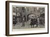 The Johnson Centenary, Dr Johnson and Boswell in Fleet Street-Charles Green-Framed Giclee Print