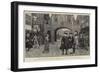 The Johnson Centenary, Dr Johnson and Boswell in Fleet Street-Charles Green-Framed Giclee Print