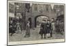 The Johnson Centenary, Dr Johnson and Boswell in Fleet Street-Charles Green-Mounted Giclee Print