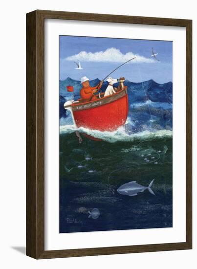 The Jolly Angler-Peter Adderley-Framed Art Print