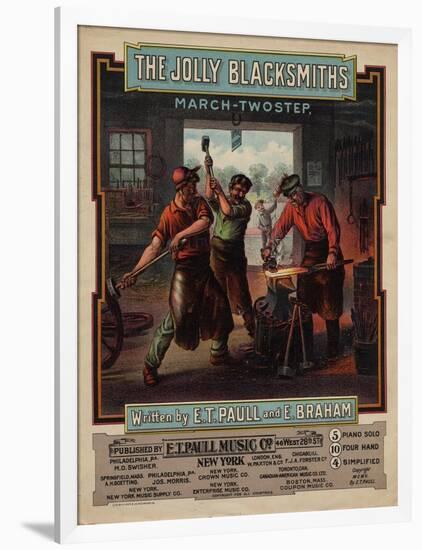 The Jolly Blacksmiths March- Twostep, Sam DeVincent Collection, National Museum of American History-null-Framed Art Print