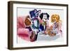 The Jolly Dogs-Francis Phillipps-Framed Premium Giclee Print