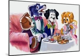 The Jolly Dogs-Francis Phillipps-Mounted Premium Giclee Print