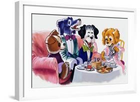 The Jolly Dogs-Francis Phillipps-Framed Giclee Print