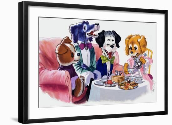 The Jolly Dogs-Francis Phillipps-Framed Giclee Print