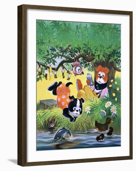 The Jolly Dogs-Francis Phillipps-Framed Giclee Print