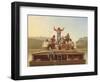 The Jolly Flatboatmen, 1846-George Caleb Bingham-Framed Giclee Print