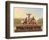 The Jolly Flatboatmen, 1846-George Caleb Bingham-Framed Art Print