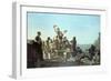 The Jolly Flatboatmen-George Caleb Bingham-Framed Giclee Print