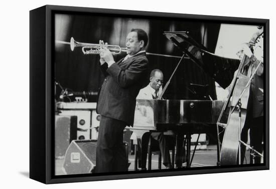 The Jonah Jones Quartet and Hank Jones, Newport Jazz Festival, Ayresome Park, Middlesbrough, 1978-Denis Williams-Framed Stretched Canvas