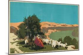 The Jordan Valley, from the Series 'Buy Jaffa Oranges'-Frank Newbould-Mounted Giclee Print