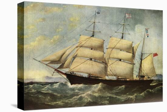 'The Joseph Cunard', 1839, (1938)-Samuel Walters-Stretched Canvas