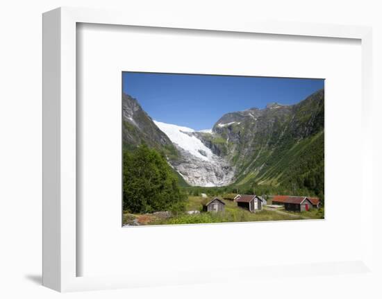The Jostedalsbreen Glacier in Boyabreen, Vestlandet-Ellen Rooney-Framed Photographic Print