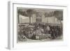 The Jour Des Morts at Paris, Entrance to the Cemetery of Pere La Chaise, Paris-Jules Pelcoq-Framed Giclee Print