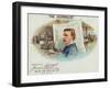 The Journalist Brand Cigar Box Label-Lantern Press-Framed Art Print