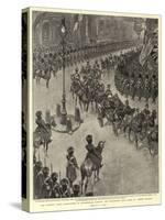 The Journey from Paddington to Buckingham Palace, the Procession Seen from St James's Palace-William T. Maud-Stretched Canvas