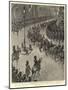 The Journey from Paddington to Buckingham Palace, the Procession Seen from St James's Palace-William T. Maud-Mounted Giclee Print