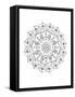 The Journey Mandala-Nicky Kumar-Framed Stretched Canvas