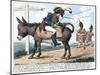 The Journey of a Modern Hero, to the Island of Elba, 1814-null-Mounted Giclee Print