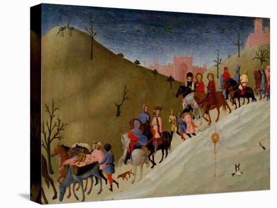 The Journey of the Magi, c.1433-5-Sassetta-Stretched Canvas