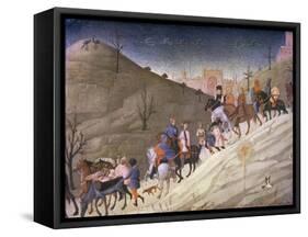 The Journey of the Magi-Sassetta-Framed Stretched Canvas