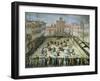 The Joust in the Piazza Santa Croce, Florence, 1555-Jan van der Straet-Framed Giclee Print
