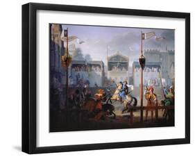 The Joust of the 14th Century, 1812-Pierre Jean François Turpin-Framed Giclee Print