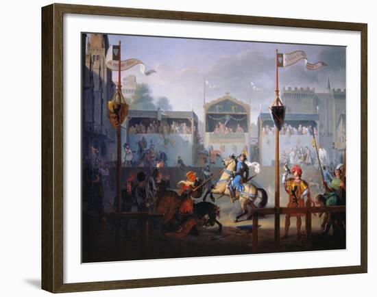 The Joust of the 14th Century, 1812-Pierre Jean François Turpin-Framed Giclee Print