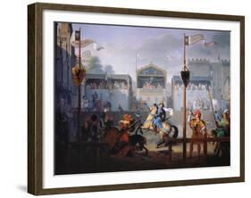 The Joust of the 14th Century, 1812-Pierre Jean François Turpin-Framed Giclee Print