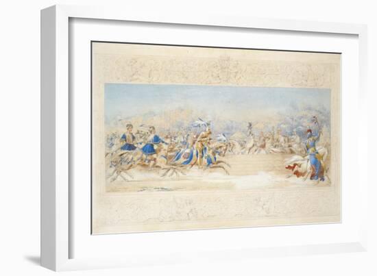 The Joust-James Henry Nixon-Framed Giclee Print