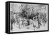The Joy of Paris, 11 November 1918-L Sabattier-Framed Stretched Canvas