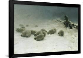 The Joyless Winter Day-Joseph Farquharson-Framed Giclee Print