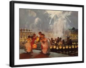 The Joyous Festival-Gaston La Touche-Framed Giclee Print