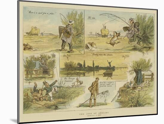 The Joys of Angling-Charles Edwin Fripp-Mounted Giclee Print