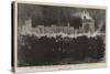 The Jubilee Celebrations at Windsor, the Castle Illuminated-Henry William Brewer-Stretched Canvas