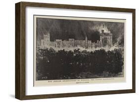 The Jubilee Celebrations at Windsor, the Castle Illuminated-Henry William Brewer-Framed Giclee Print