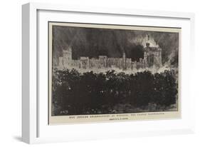 The Jubilee Celebrations at Windsor, the Castle Illuminated-Henry William Brewer-Framed Giclee Print