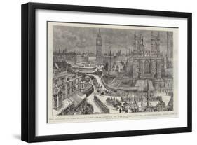 The Jubilee of Her Majesty the Queen, Arrival of the Queen's Carriage at Westminster Abbey, 21 June-Henry William Brewer-Framed Giclee Print