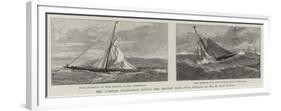 The Jubilee Yacht-Race Round the British Isles-null-Framed Premium Giclee Print